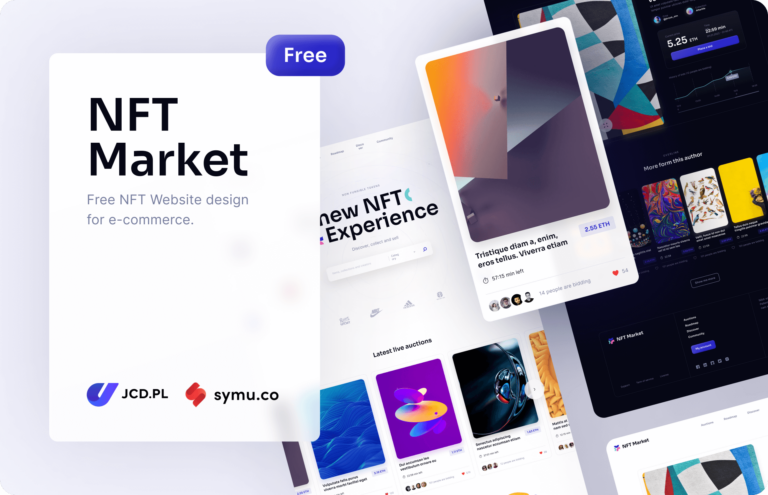 Cover NFT Market Free Figma UI Kit 2