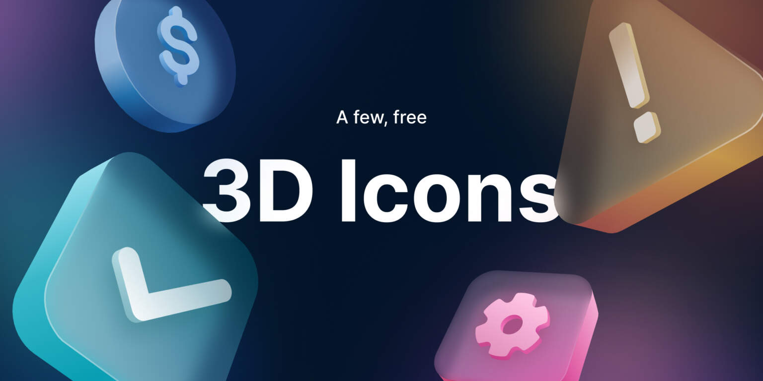 Free 3D Icon sets