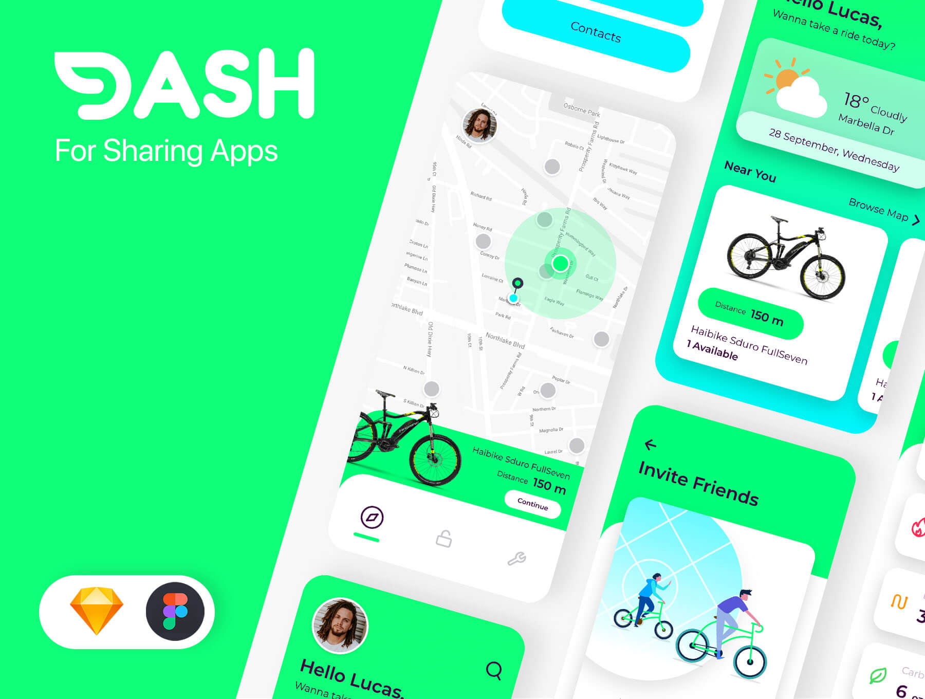 Dash Bike Sharing App