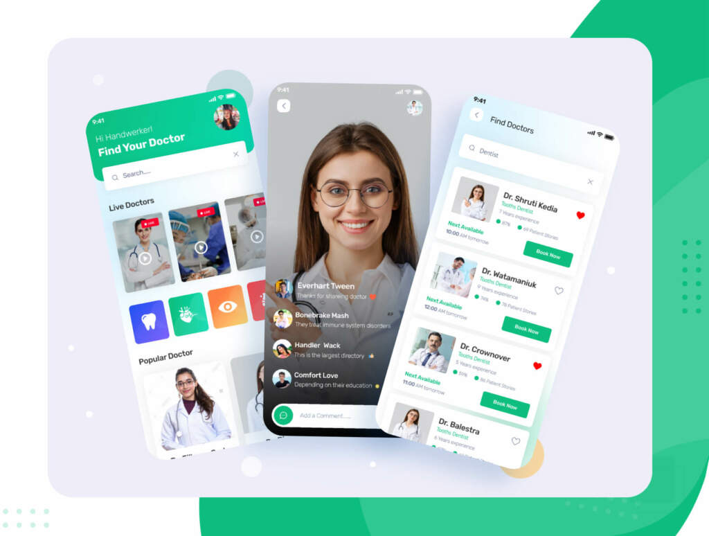 Doctor App, Find your doctor