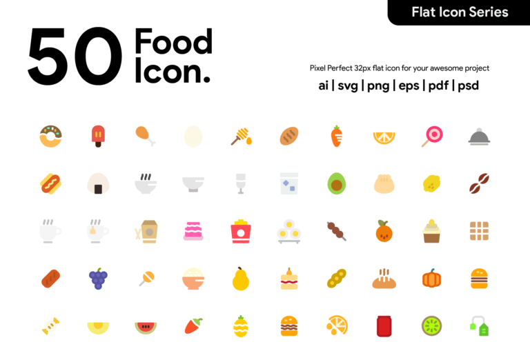 Food icon sets