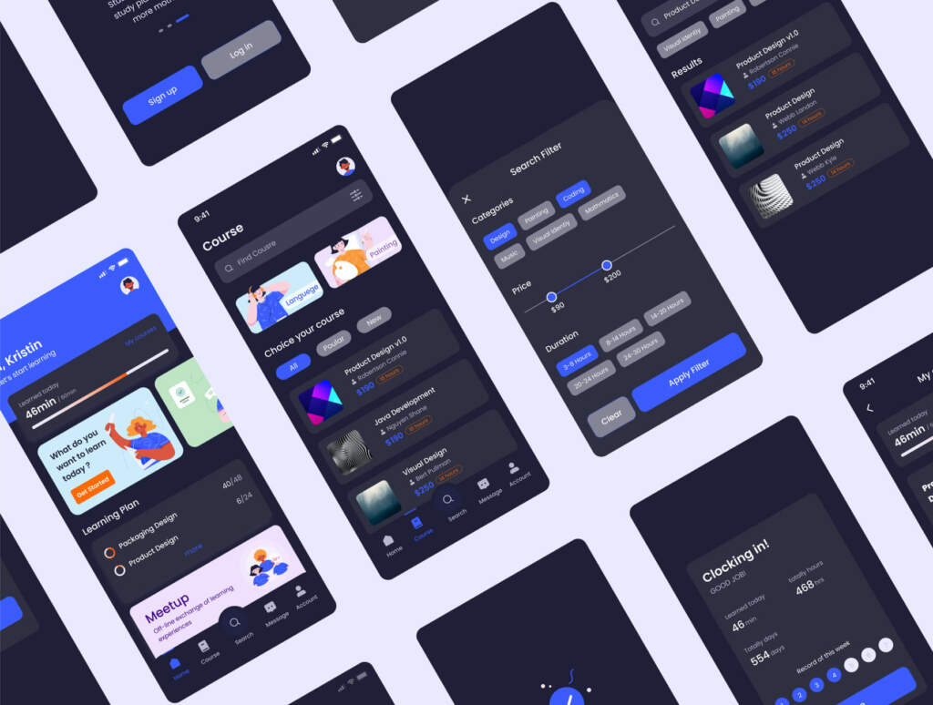 Online Learning UI Kit 3