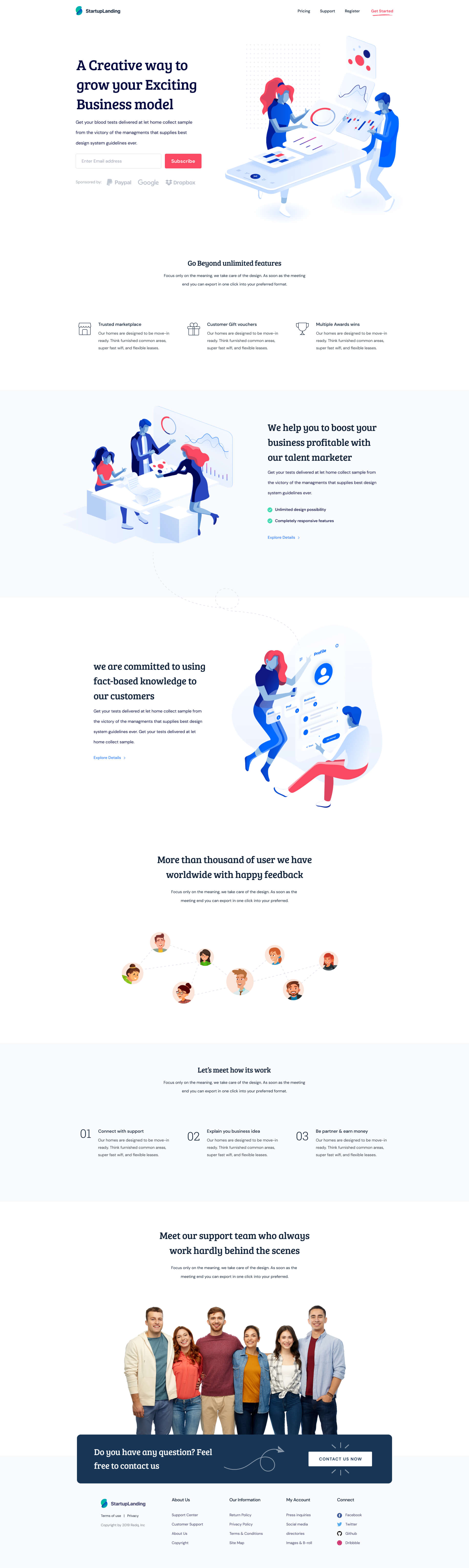 Freebies Agency Creative Landing Page