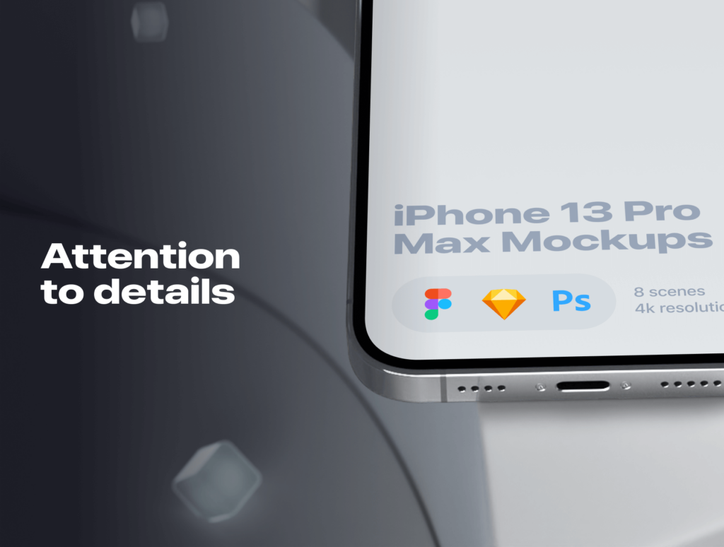 8 Custom iPhone 13 Pro Max Mockups 4