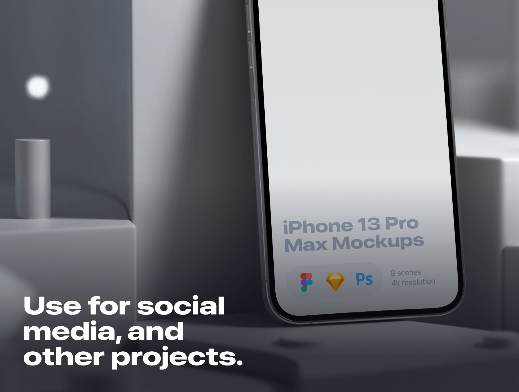 8 Custom iPhone 13 Pro Max Mockups 8