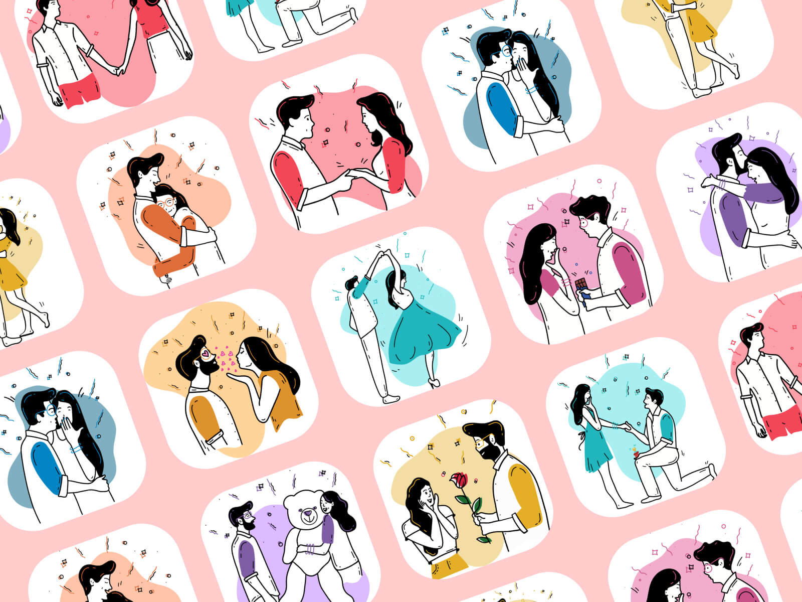 30 Free Valentine's Illustration Packs