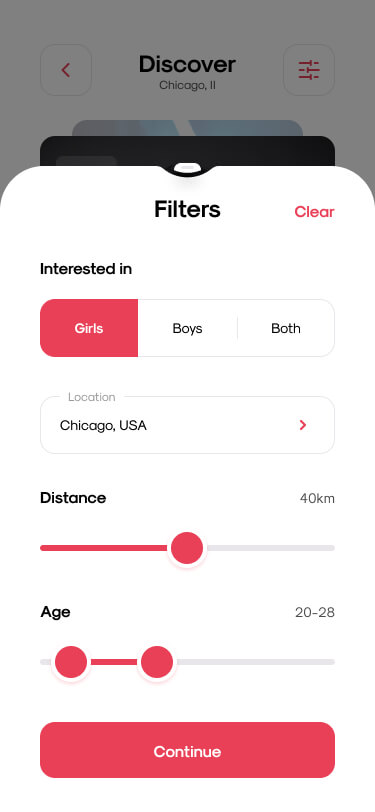 Free Dating App UI Kit for Figma