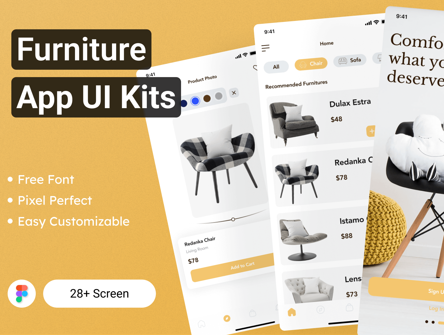 New Furniture App UI Kit