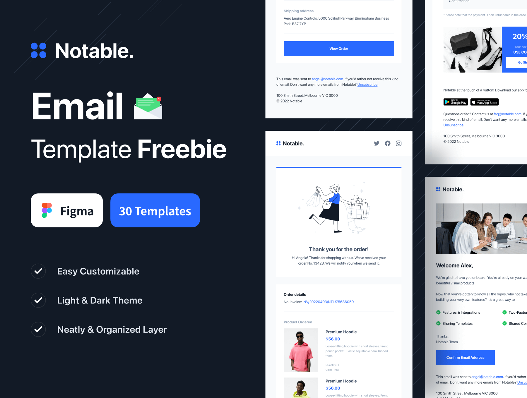 Notable - Free Email Template