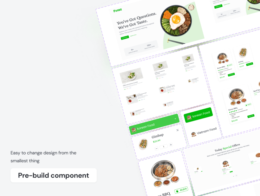 Foodz Free Delivery Food Website Design 5