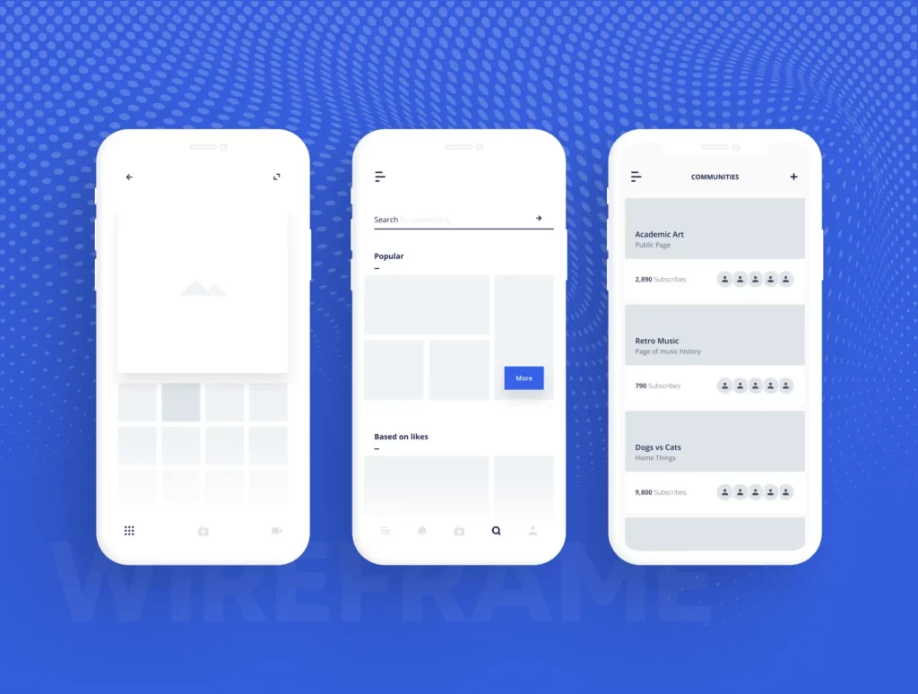 Free Sketch and Figma Mobile Wireframe Kit 6