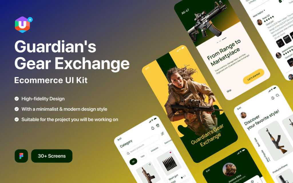 Guardian's Gear Exchange - Ecommerce Ui Kit