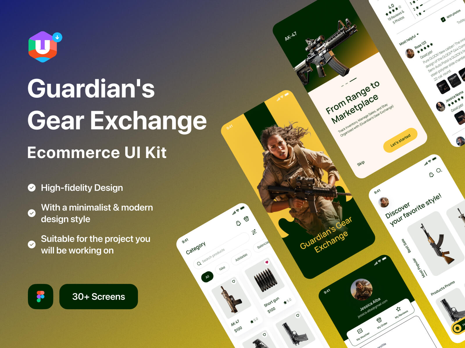 Guardian's Gear Exchange - Ecommerce Ui Kit Thumbnail